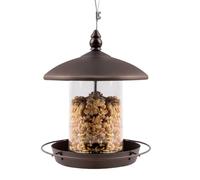 Dispensateur d'aliments pour Oiseaux - Métal de meisspender Durable, Machine Accessible en Or Stable | Hornière résistante à la météo, Zone extérieure, Grande mangeoire à Oiseaux adapté