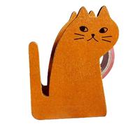 Dispensateur De Bande Pondéré - 8,7x7x3,7 Cm Cutter De Ruban En Bois Multifonctionnel | Dispensateur De Bande D'emballage Sans Effort | Dispensateur De Ruban Adhésif Pour Enveloppement Gift, Dortoir,