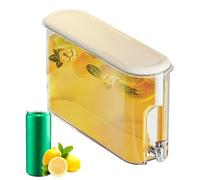 Dispensateur de boisson avec Spigot - Récipient d'eau du réfrigérateur, pichet à l'épreuve | Grand distributeur de boissons avec couvercle pour boissons froides, thé glacé, jus, stockage de réfrigérat