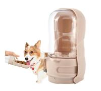 Dispensateur de Bouteille d'eau de Voyage pour Chiens, Bouteille d'eau de Chien avec Bol de Nourriture - Puppy Water Cup 2 in 1 - Accessoires de Voyage pour Chiens à l'épreuve des fuites, Accessoires