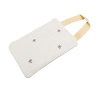 Dispensateur de Coton Dispensateur Portable Refipillable Réutilisable Modèle de Broderie Fermeure Fermeture Voyage Humide Contenant un Récipient Lingette Lapin (En forme d'étoile)