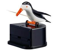 Dispensateur de cure-dents à oiseaux, distributeur de porte-dents de cure-dent d'oiseau Push Smart Push, Dispensateur de titulaire de pics à dents faciles à éliminer pour restaurants, cafétéria et ma