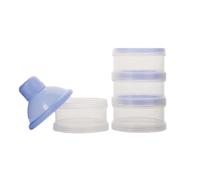 Dispensateur de formule de voyage, distributeur de lait en poudre - Conteneur de formule à aller,5 couches Étui à lait de lait portable détachable pour l'alimentation du mélange de liquide