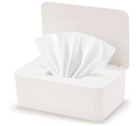 Dispensateur de linge pour bébé 7.3x4.8x2.8 Boîte de distributeur lingette humide et résistante à la poussière avec couvercle pour tissus humides Masques Stockage organisationnel
