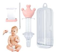 Dispensateur de médecine pour bébé - Syringe orale, mangeoire de sucette | Ustensiles d'alimentation liquide pour, matériau sûr en silicone PP, outil de médicament sans stress, accesso