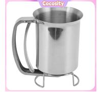 Dispensateur de Pâte à Crêpes Percuner Pancake en Acier Inoxydable Panke pour Cuisiner des Muffins