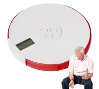 Dispensateur De Pilules Automatique, Organisateur De Pilules Avec Rappel D'alarme, Boîte À Pilules Avec Alarme, Rappel De Distributeur De Pilules Intelligents, Jusqu'à 4 Alarmes/Jour, 7 Jours D'