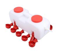 Dispensateur de Poulet au Poulet Automatique avec 10 Tasses d'eau et Jambes Debout, Libère des Arroser de la Volaille, du Poulet et du Canard, également Adaptés aux Poussins