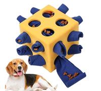 Dispensateur de récompenses pour Chiens - gibier interactif Slow Food Food | Enrichissement canino mordait Les Jouets mentaux cognitifs Anti-Stress -10x10cm