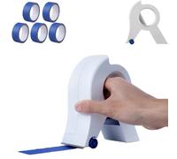 Dispensateur de ruban adhésif, Masking Machine Machine Portable, Masking Masking Master Tape Dispensateur,pour peintre en une seule bande continue, pour garnitures, fenêtres et cadres de porte (A)