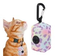 Dispensateur de sacs à déchets pour chiens | Sac de rangement Dispensateur de sac pour chiens - Souche à fermeture éclair avec carabiner, porte-sacs pour chiens, distributeur de sacs à déchets pour an