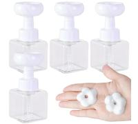 Dispensateur de Savon à Fleurs, 4pcs 250 ML Dispensateur de Savon moussant en Forme de Fleur, récipients de Savon à Main Rechargeables, Bouteille moussante Vide pour Savon Liquide, shampooing