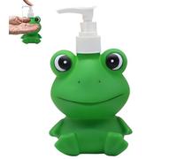 Dispensateur de Savon Mignon, Distributeur de Savon pour Enfants Rechargeable 300 ML avec Pompe, Bouteille Lotion en Forme Grenouille Amusante pour shampooing, Gel Douche, salles Bains