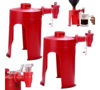 Dispensateur de soda, 2pcs Dispensateur de bouteille de soda en plastique 2pcs avec robinet, distributeur de soda à la fuite, distributeur de boissons sans glissement pour barreau de fête, distribute