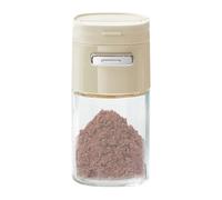 Dispensateur De Sucre En Verre - Base Non Glissante À Haute Transparence Large Bouche | Type De Presse Pot D'assaisonnement Quantitatif | Publication Précise Pour Le Poivre De Sel CAUPITY CAFE BIS