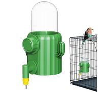 Dispensateur d'eau À Cage À Oiseaux, Mangeoire À Eau Automatique, Distributeur De Liquide De Cactus, Conception Unique De Cactus, Facile À Installer 15x12x8cm / 5,91x4,72x3,15 Pouces pour Les Oiseaux