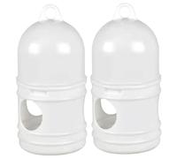 Dispensateur d'eau des Oiseaux 2pcs 1L PIGEUR PIGEUR Plastique PROSTICE FEUILLEUR d'eau 'OIGNE