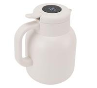 Dispensateur en Pot à Vide, Théière en Acier Inoxydable avec Infuseur 1500 Ml, Affichage de Température, Rétention Froide Chaude pour café, Lait, Boisson, Couvercle de Fuite,