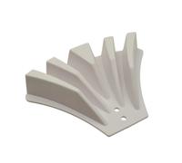 Disperseur d'eau de pluie pour gouttières de type A 7,6 x 10,2 cm ou 5,1 x 7,6 cm, coude anti-rouille, drainage, résistance à l'usure