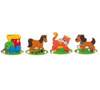 Displ. 12 pcs - Double cintre ''Machine'', 4 types
