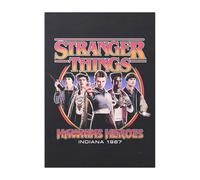 Displate Affiche en Métal Stranger Things 5 - Hawkins Heroes - Deco Maison, Chambre à Coucher, Décoration Murale - Cadeau - Wall Art Design, Salon Poster 32 cm x 45 cm