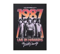 Displate Affiche en Métal Stranger Things 5 - Live in Hawkins, 1987 - Deco Maison, Chambre à Coucher, Décoration Murale - Cadeau - Wall Art Design, Salon Poster 48 cm x 67.5 cm