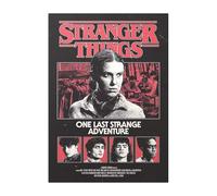 Displate Affiche en Métal Stranger Things 5 - One Last Strange Adventure - Deco Maison, Chambre à Coucher, Décoration Murale - Cadeau - Wall Art Design, Salon Poster 32 cm x 45 cm