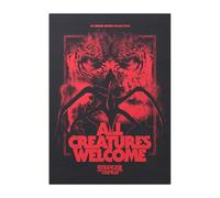 Displate Affiche en Métal Stranger Things 5 - Upside Down's Menace - Deco Maison, Chambre à Coucher, Décoration Murale - Cadeau - Wall Art Design, Salon Poster 48 cm x 67.5 cm