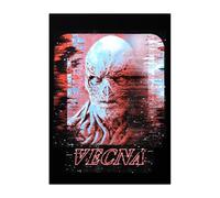 Displate Affiche en Métal Stranger Things 5 - Vecna Glitched Horror - Deco Maison, Chambre à Coucher, Décoration Murale - Cadeau - Wall Art Design, Salon Poster 32 cm x 45 cm