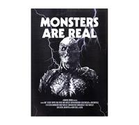 Displate Affiche en Métal Stranger Things 5 - Vecna Monsters Are Real - Deco Maison, Chambre à Coucher, Décoration Murale - Cadeau - Wall Art Design, Salon Poster 48 cm x 67.5 cm