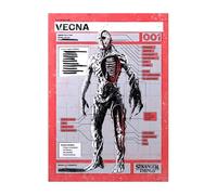Displate Affiche en Métal Stranger Things 5 - Vecna: Test Subject 001 Dossier - Deco Maison, Chambre à Coucher, Décoration Murale - Cadeau - Wall Art Design, Salon Poster 48 cm x 67.5 cm