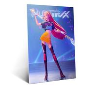 Displate Affiche Métal Kpop Demon Hunters (2025) - Netflix - Mira - Huntrix Kpop - Cadeau de Collection - Décoration Murale Premium Cadeau Affiche de Film - 32 x 45 cm