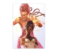 Displate Affiche Métallique Arcane - League of Legends - Final Forms Mel - Déco Maison Chambre - Cadeau - Decoration Murale Salon Metal Poster 48 cm x 67.5 cm