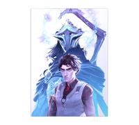 Displate Affiche Métallique Arcane - League of Legends - Final Forms: Viktor - Déco Maison Chambre - Cadeau - Decoration Murale Salon Metal Poster 48 cm x 67.5 cm