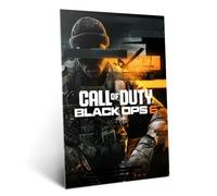 Displate Affiche Métallique Call of Duty - Black Ops 6 Logo Vertical - Soldier - Déco Maison Chambre - Cadeau - Decoration Murale Salon Metal Poster 32 cm x 45 cm
