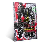 Displate Affiche Métallique Cyberpunk Season 2 - Edgerunners II - Salle de jeux Déco Maison Chambre Art Moderne - Cadeau - Decoration Murale Salon Metal Poster 32 cm x 45 cm