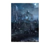 Displate Affiche Métallique Dark Souls - Lordran - Irithyll of Boreal Valley - Déco Maison Chambre - Cadeau - Decoration Murale Salon Metal Poster 48 cm x 67.5 cm