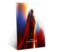 Displate Affiche Métallique DC Comics - Superman Movie 2025 - Theatrical - Déco Maison Chambre - Cadeau - Decoration Murale Salon Metal Poster 48 cm x 67.5 cm