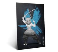 Displate Affiche Métallique Demon Slayer - Heroes Hashira - Inosuke Hashibira - Anime Déco Maison Chambre Art Moderne - Cadeau - Decoration Murale Salon Metal Poster 32 cm x 45 cm