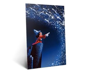 Displate Affiche Métallique Disney - Fantasia - Sorcerer Mickey Conducting the Stars - Déco Maison Chambre - Cadeau - Decoration Murale Salon Metal Poster 32 cm x 45 cm