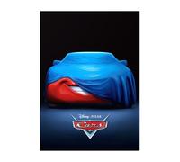 Displate Affiche Métallique Disney Pixar - Cars - Lightning McQueen's Iconic Smile - Déco Maison Chambre - Cadeau - Decoration Murale Salon Metal Poster 48 cm x 67.5 cm