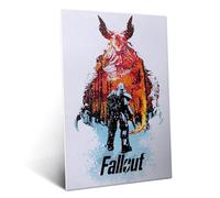 Displate Affiche Métallique Fallout Season 2 - Winter Wasteland Confrontation - Salle de jeux Déco Maison Chambre - Cadeau - Decoration Murale Salon Metal Poster 32 cm x 45 cm