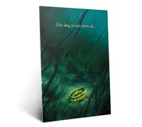 Displate Affiche Métallique Le Seigneur des Anneaux - Middle-Earth - The Ring of Power - Déco Maison Chambre - Cadeau - Decoration Murale Salon Metal Poster 48 cm x 67.5 cm