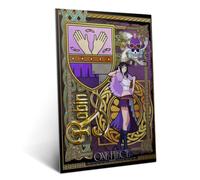 Displate Affiche métallique One Piece Nico Robin: Elbaph Arc Taille L | Affiche de décoration murale pour chambre à coucher. Fixation magnétique, montage sans outils.