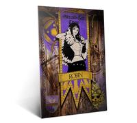Displate Affiche métallique One Piece Nico Robin: Elbaph's Ancient Taille M | Affiche de décoration murale pour chambre à coucher. Fixation magnétique, montage sans outils.