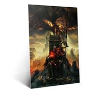 Displate Anneau métallique Elden Ring Poster Elden Ring Décoration Anneau Merch Elden Ring - Lands Between - Shadow of the Erdtree Poster 67,5 x 48 cm