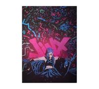 Displate Officiel Arcane Affiche métallique Fixation magnétique Images sous licence incluses de haute qualité I am Jinx 45 cm x 32 cm