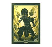 Displate Officiel Avatar: The Last Airbender Métallique Fixation Magnétique Licence Officielle Image Affiche de Haute Qualité Elements - Toph Earth Kingdom hauteur 45 cm largeur 32 cm.