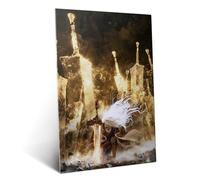 Displate Officiel Clair Obscur: Expedition 33 Poster - Simon and Swords Concept art - Métallique Fixation Magnétique Licence Officielle Image Affiche de Haute Qualité 67.5 cm x 48 cm