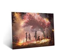 Displate Officiel Clair Obscur: Expedition 33 Poster - Sword Graveyard - Métallique Fixation Magnétique Licence Officielle Image Affiche de Haute Qualité 45 cm x 32 cm